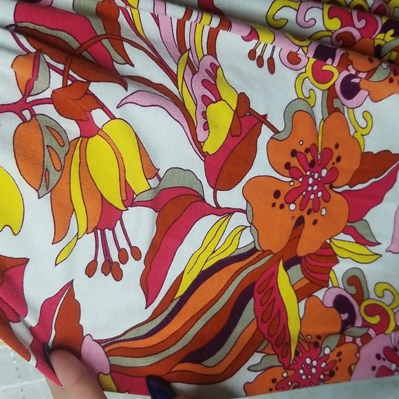 Vintage y2k Does 1970's Bebe Floral Dress SzXS - Picture 2 of 8